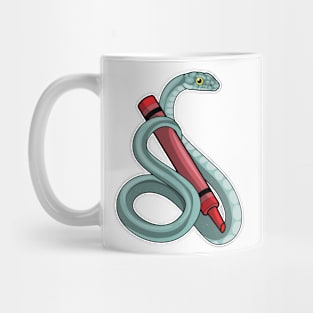 Snake Pupil Crayon School Mug